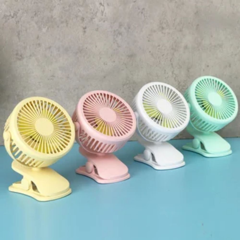 Ventilador Recargable con Pinza Gadgets&Fun Para escritorio