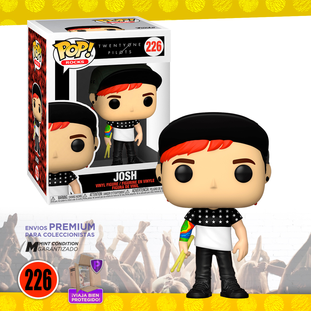 Funko Pop ! Rocks / Twenty One Pilots - Stessed Out Joshu #226