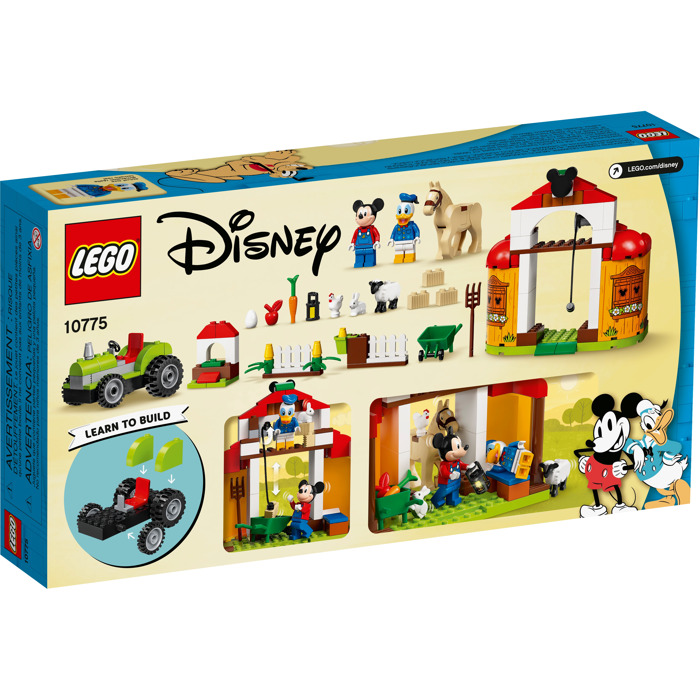 Lego - 10775 Disney® Granja de Mickey Mouse y el Pato Donald 118 pzas.