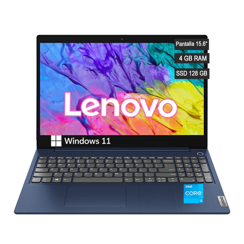 Laptop Lenovo Ideapad 3 15ITL05 Ram 4GB Disco 128GB Pantalla 15.6 Pulgadas Windows 11 - Azul