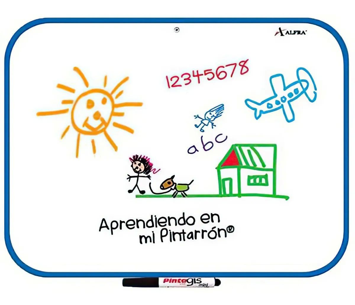 Pizarron Blanco Iglu Alfra 2014 30x40 Cm Marco Flexible