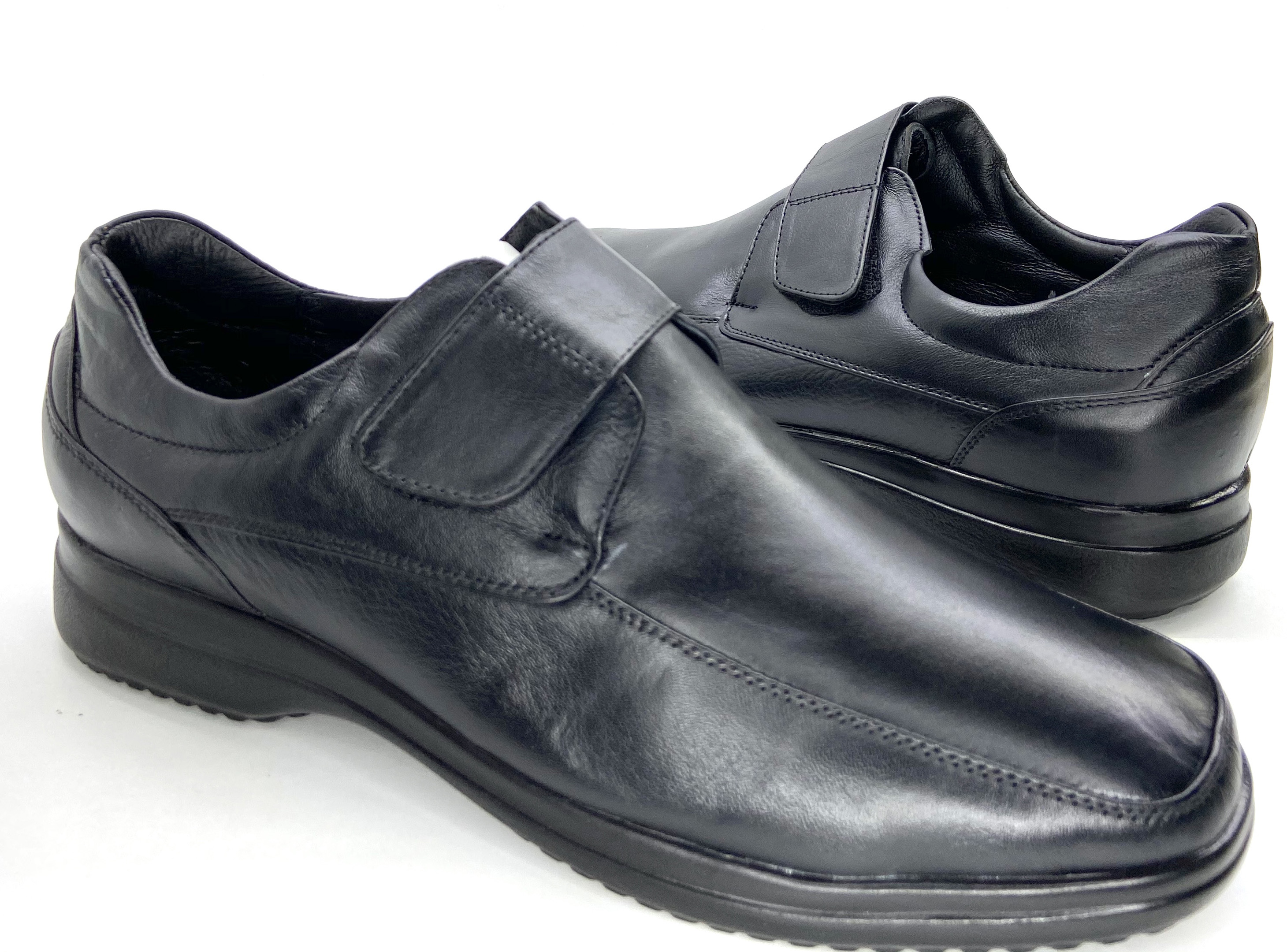 Zapato Piel De Borrego Caballero Cómodo Pie Diabetico Velcro