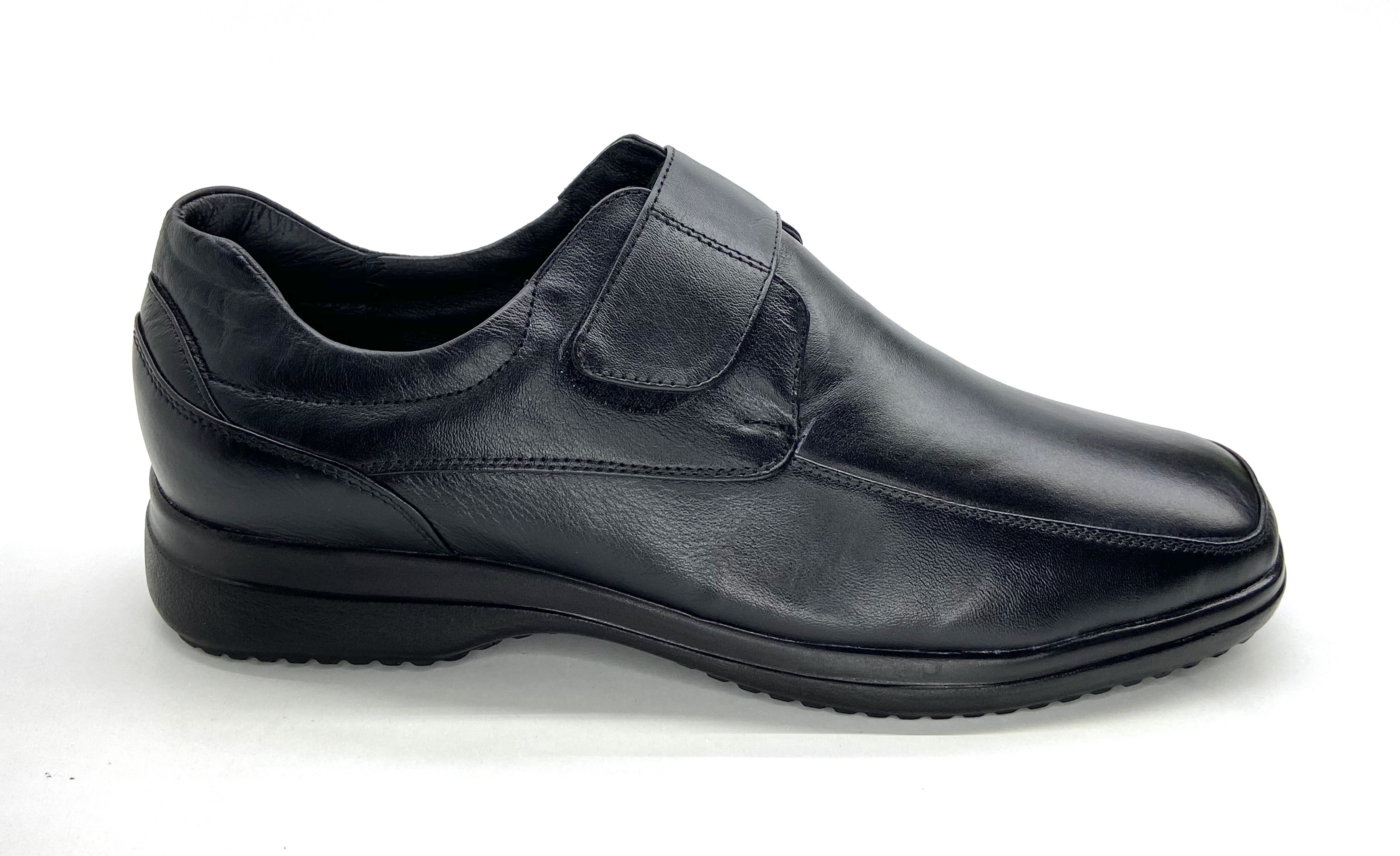 Zapato Piel De Borrego Caballero Cómodo Pie Diabetico Velcro