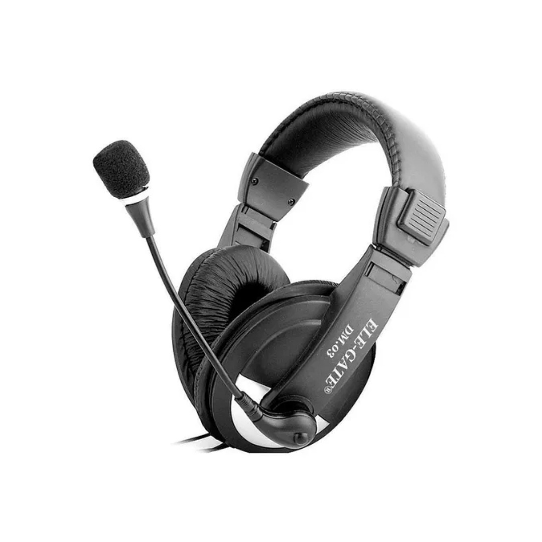 Audífonos gamer Ele-Gate DM.03 negro