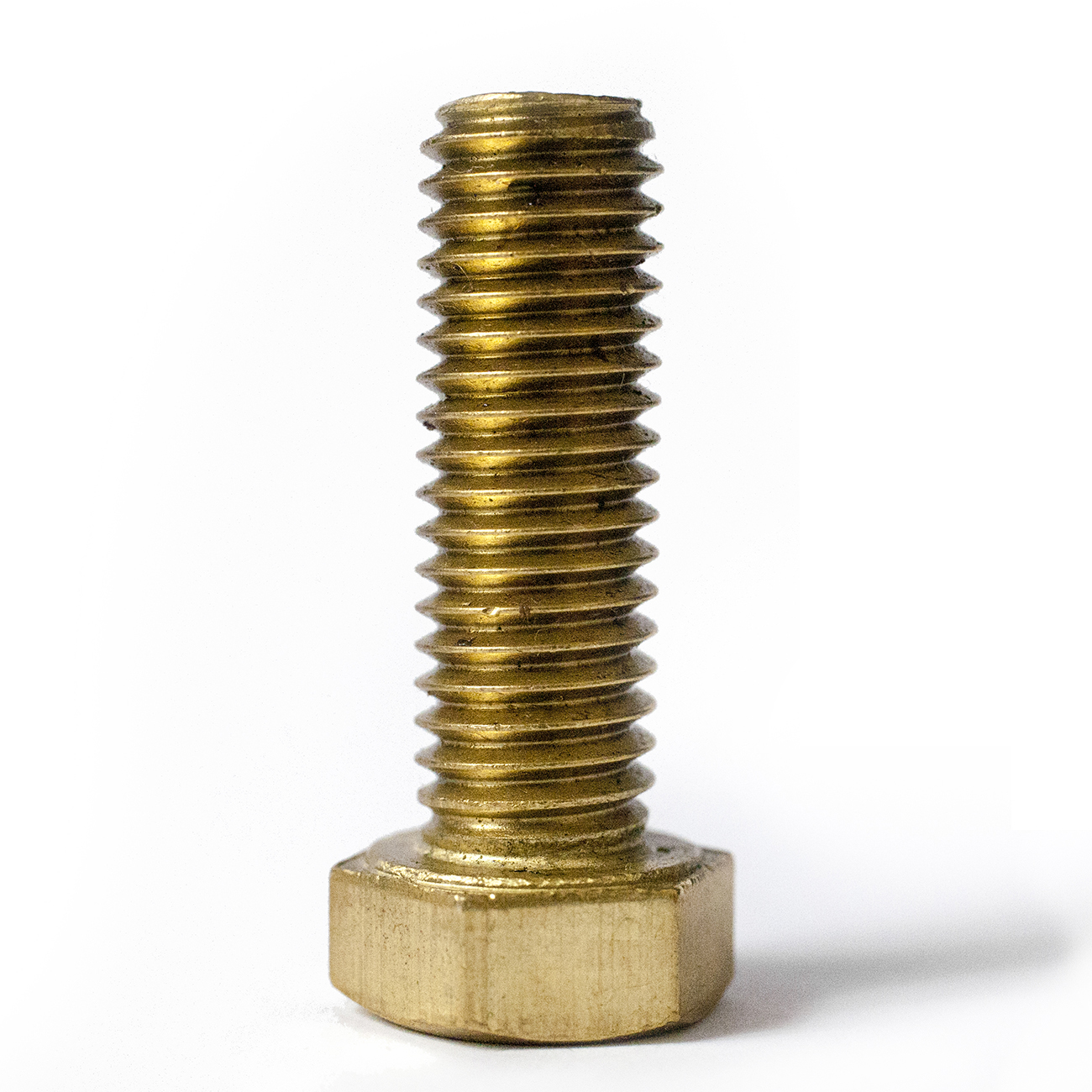 Tornillo Bronce Al Silicio 1/4 x1/2 Hexagonal con tuerca y 2 rondanas