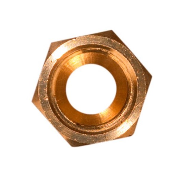Tornillo Bronce Al Silicio 1/4 x1/2 Hexagonal con tuerca y 2 rondanas