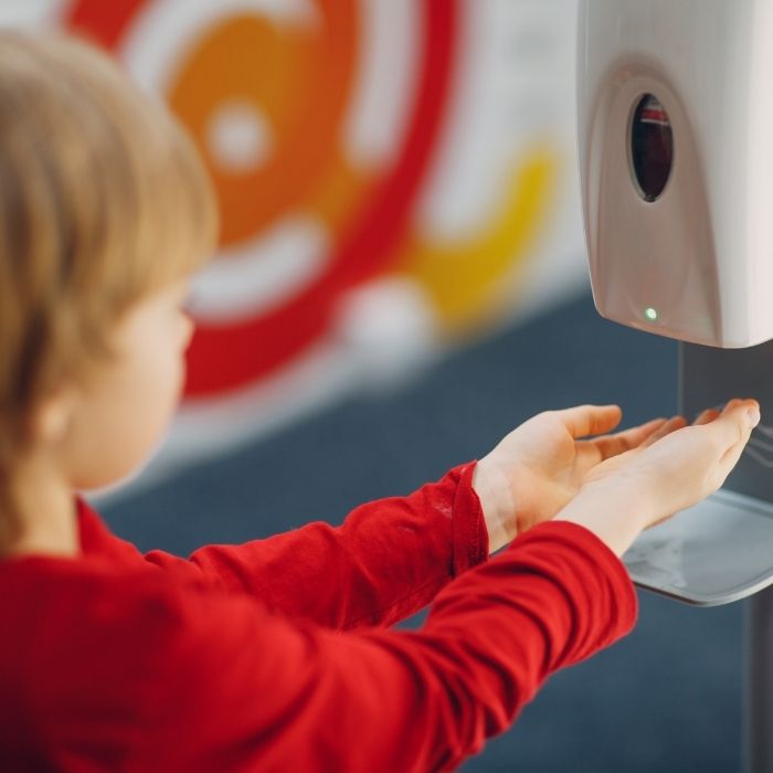 Powerfoam Dense Vida Líquida 1 Litro Desinfectante Limpiador y Desengrasante de manos orgánico sin alcohol ni químicos tóxicos uso infantil y escolar seguro