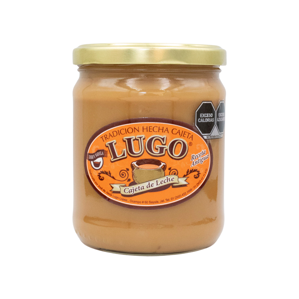 Cajeta Lugo Frasco Mediano 640g Artesanal 100% Leche De Vaca