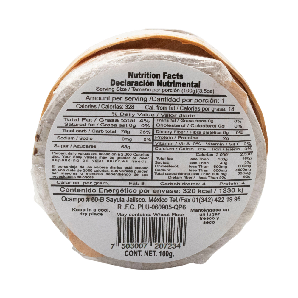 Cajeta Sayula Lugo Redonda De Madera Chica Con Tequila 120gr