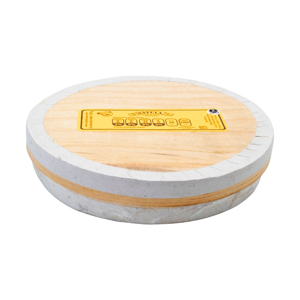 Cajeta Sayula Lugo Redonda Madera Jumbo 610g 100% Leche Vaca