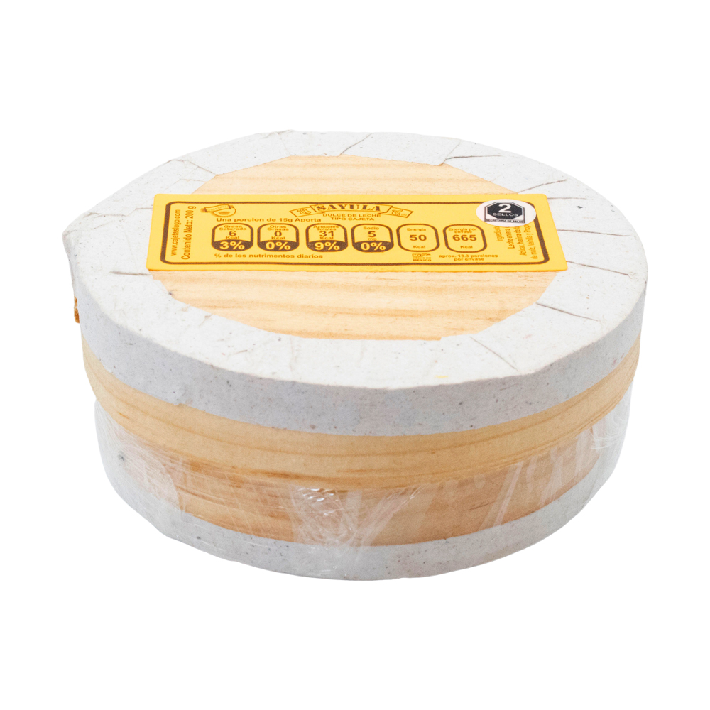 Cajeta Sayula Lugo Redonda De Madera Mediana 170g Leche Vaca