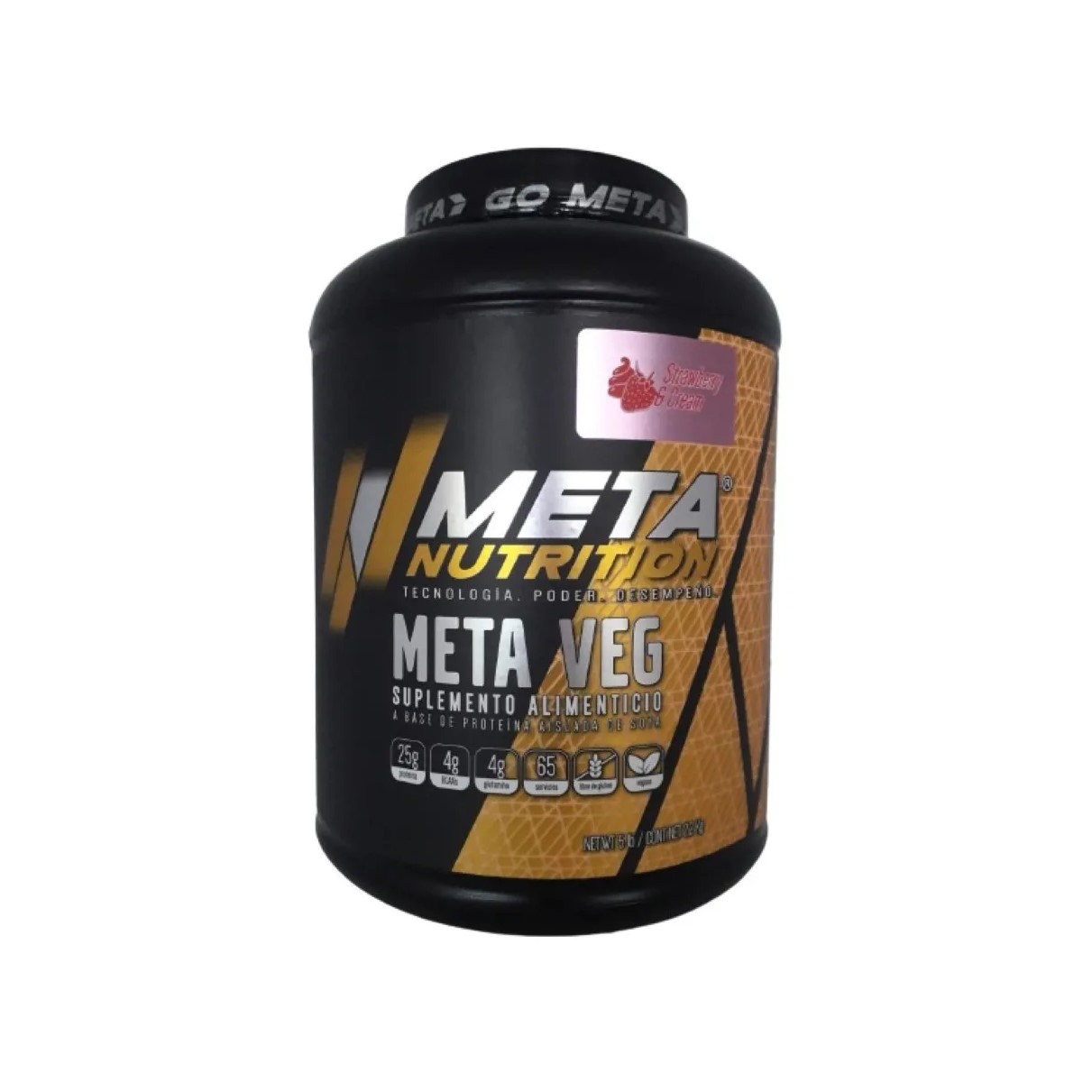Meta Veg 5 Lbs Meta Nutrition Varios Sabor Fresas con Crema