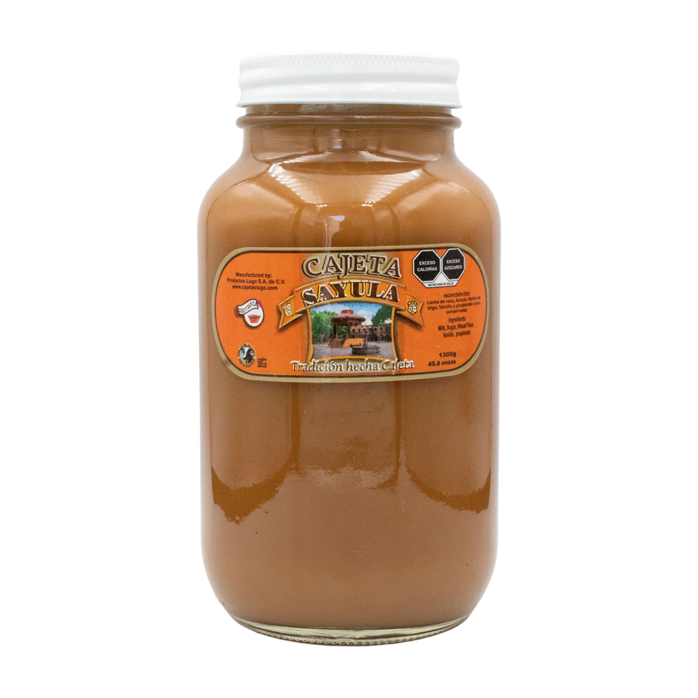 Cajeta Sayula Lugo Frasco Grande 1280g 100% Leche Vaca