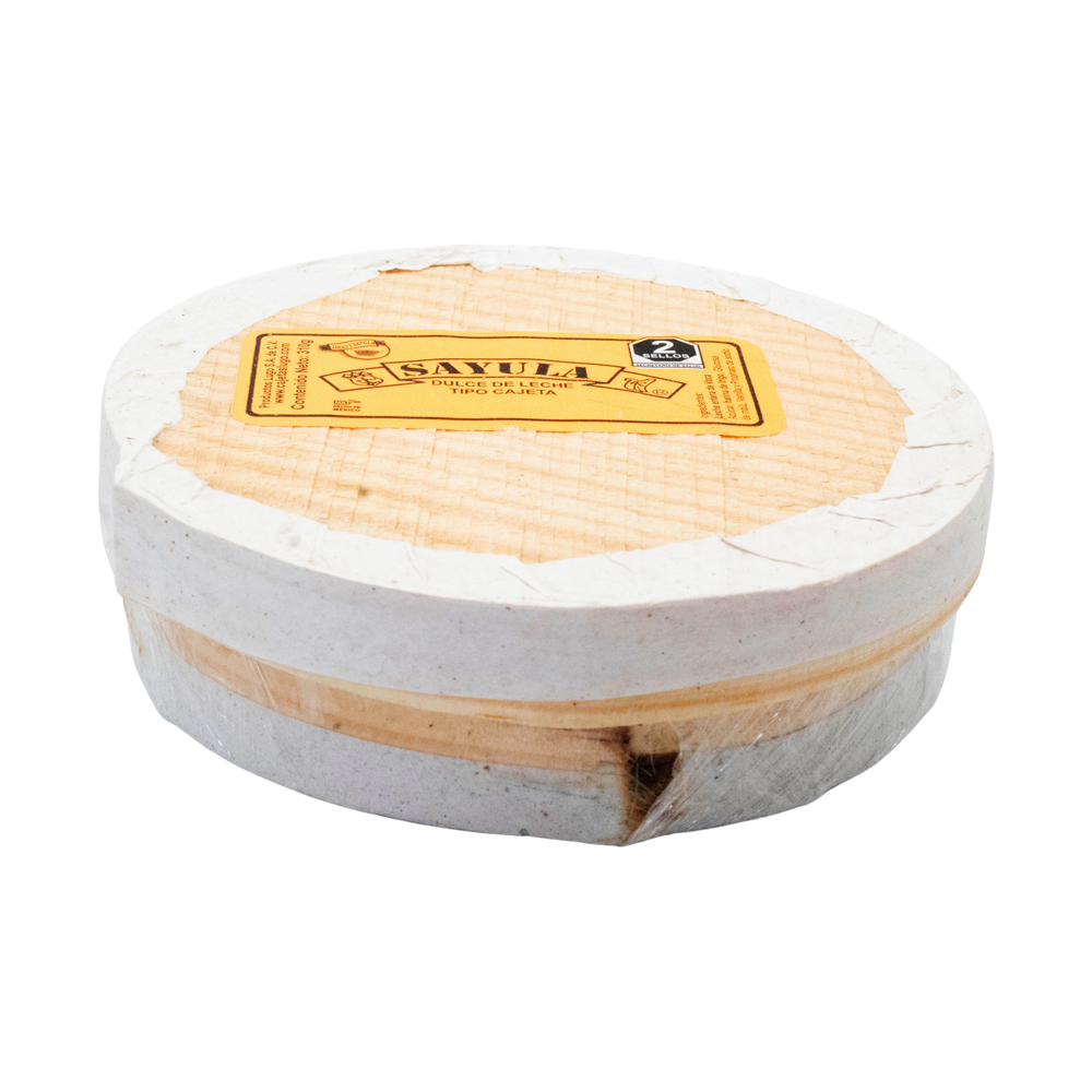 Cajeta Sayula Lugo Redonda Madera Grande 280g Leche Vaca