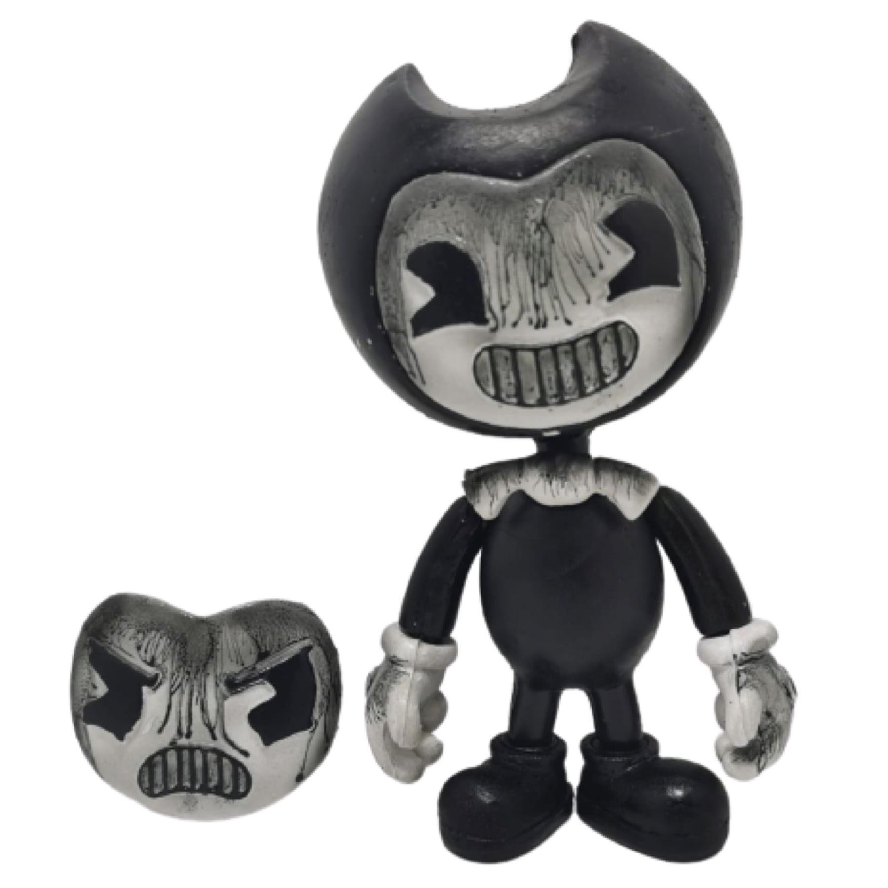 Figura Bendy and the Ink Machine Dirty Black 2 Caras Fluorescente Brilla