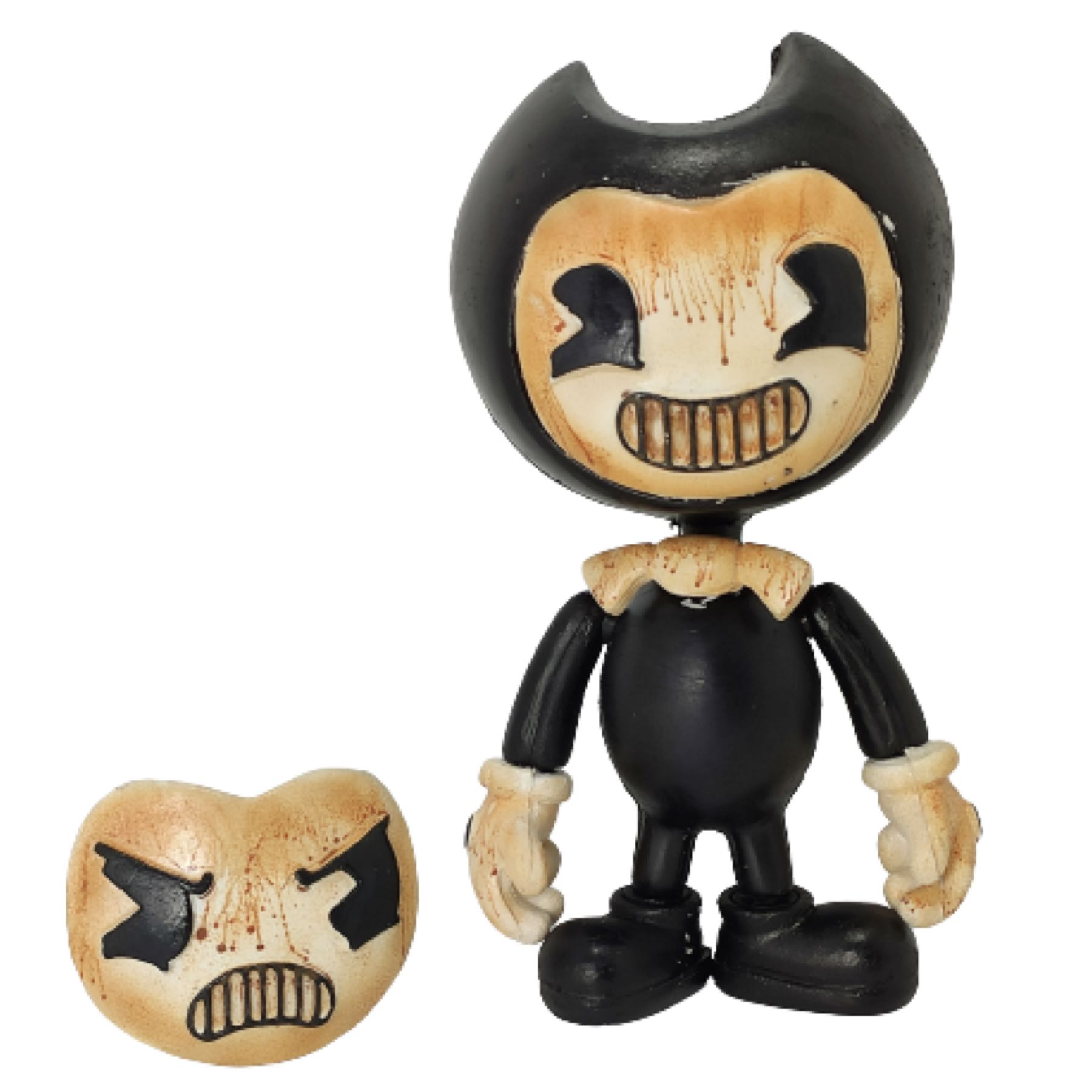 Figura Bendy and the Ink Machine Dirty Brown 2 Caras Fluorescente Brilla