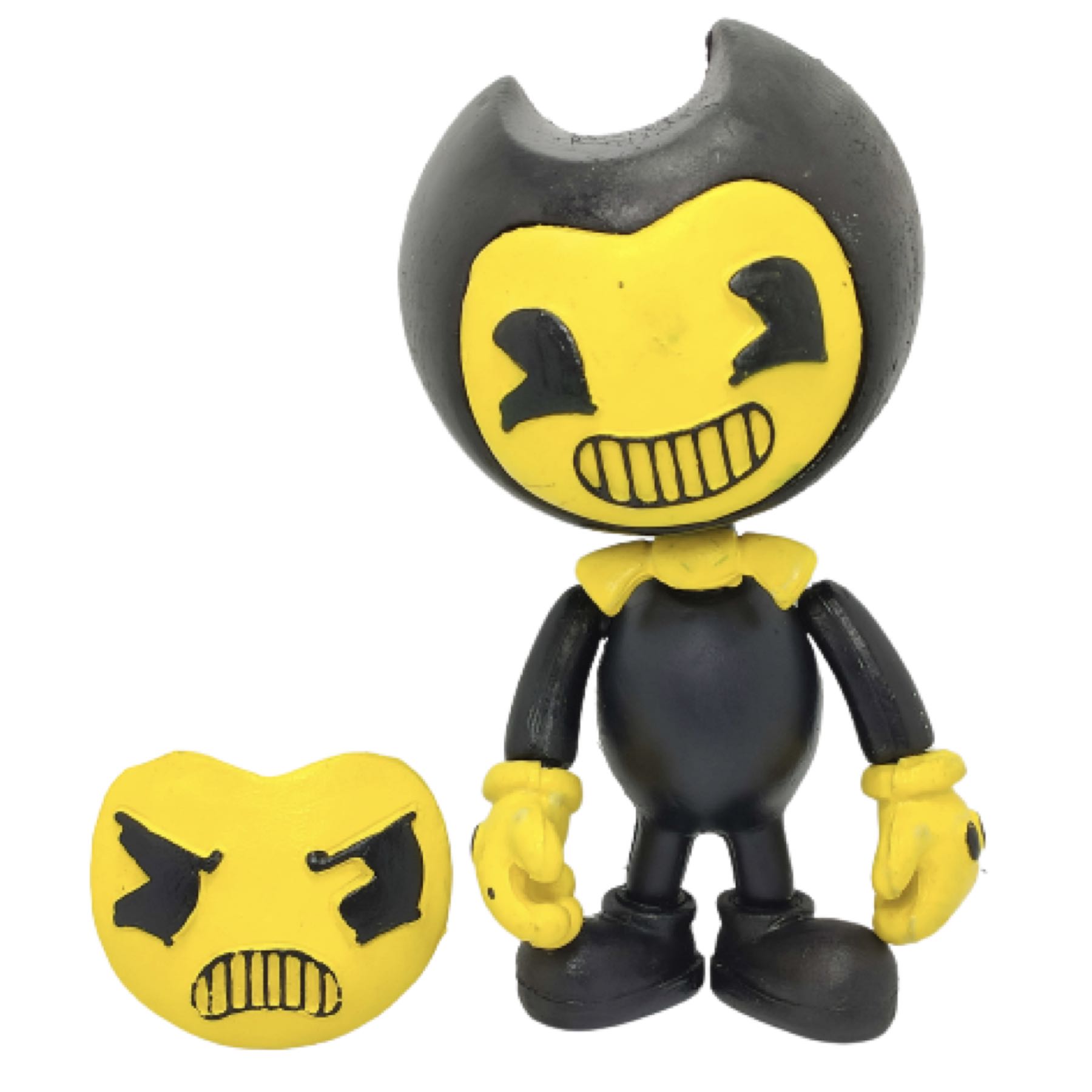 Figura Bendy and the Ink Machine 2 Caras Yellow Fluorescente Brilla