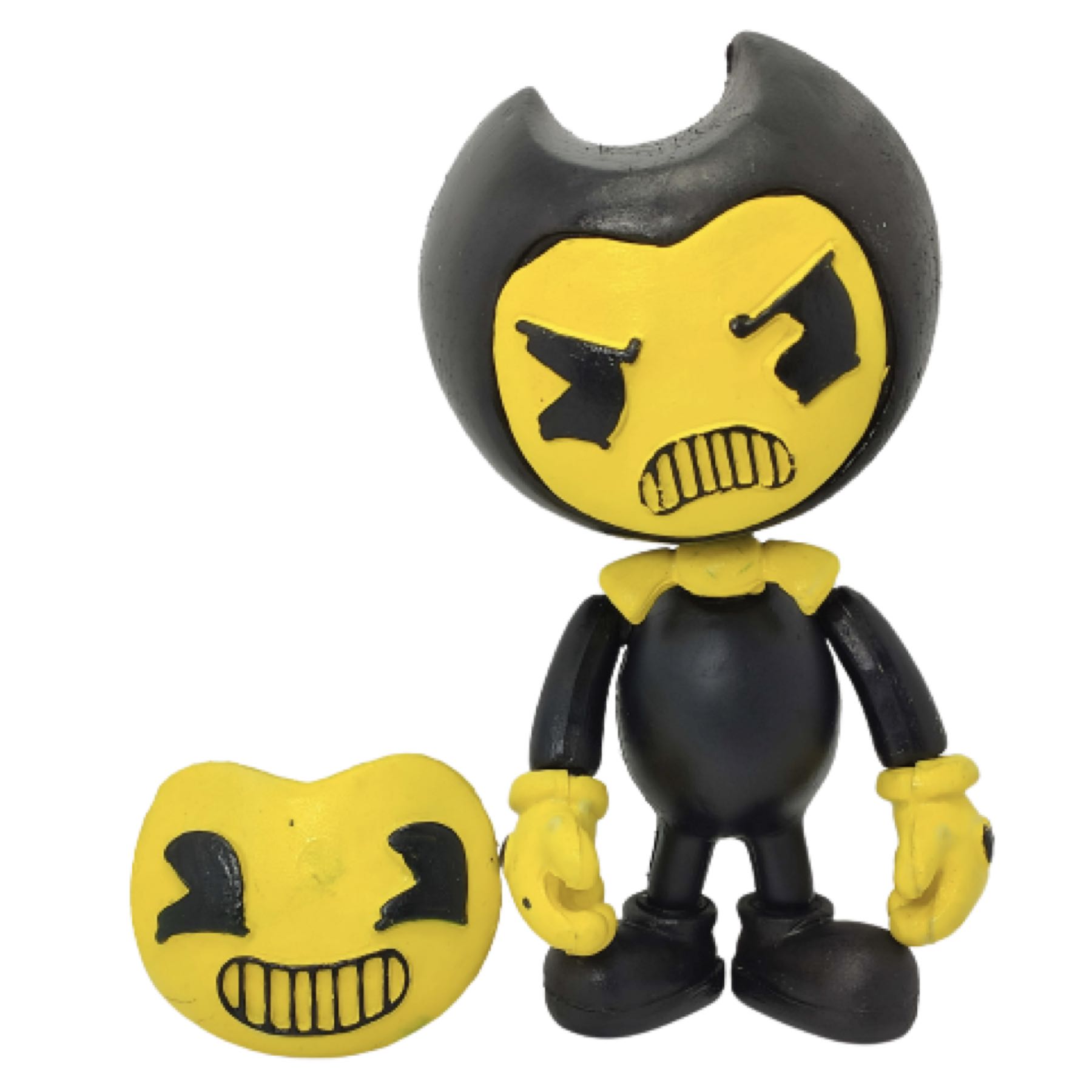 Figura Bendy and the Ink Machine 2 Caras Yellow Fluorescente Brilla