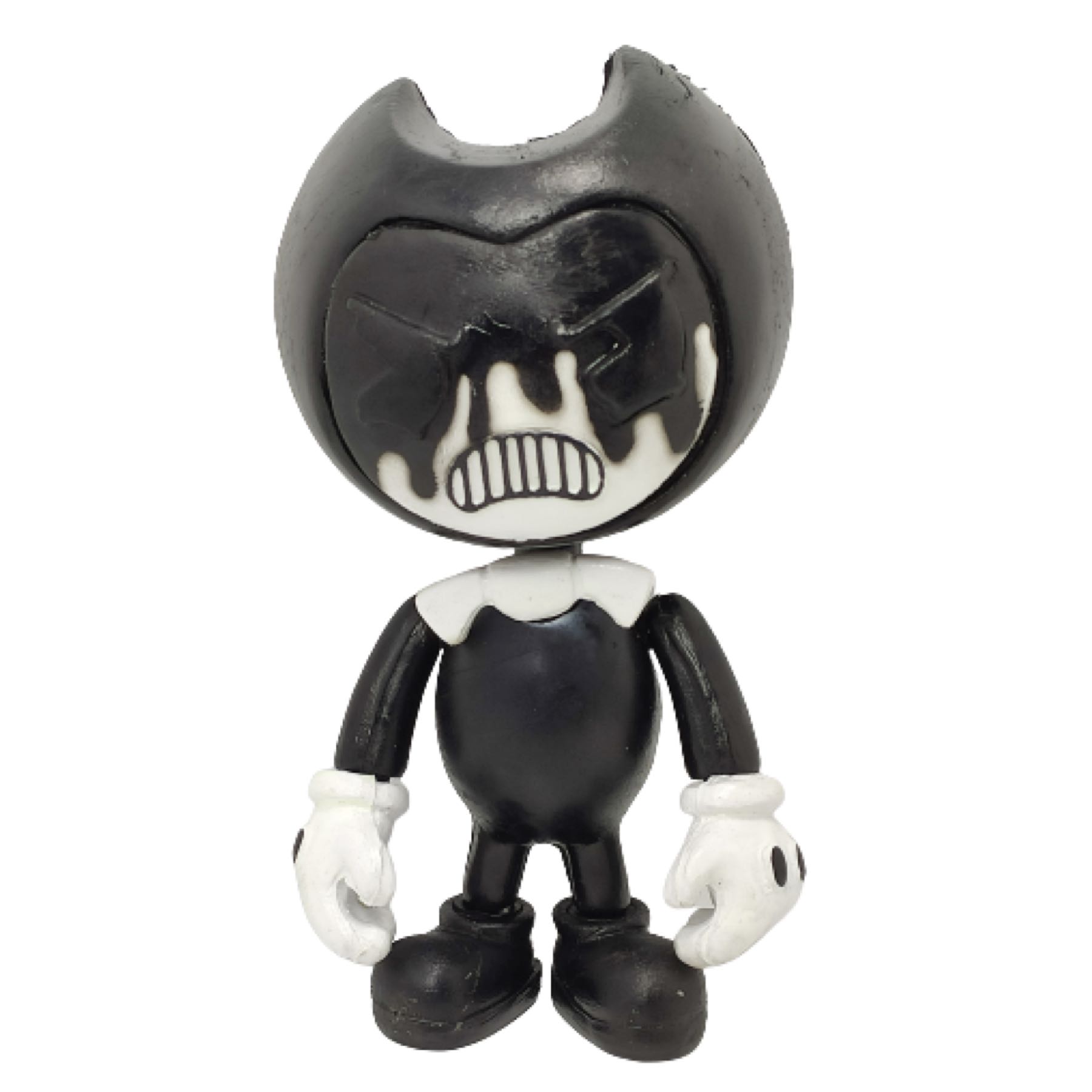 Figura Bendy and the Ink Machine Demonio Tinta Derramada 2 Caras Blanco Fluorescente Brilla
