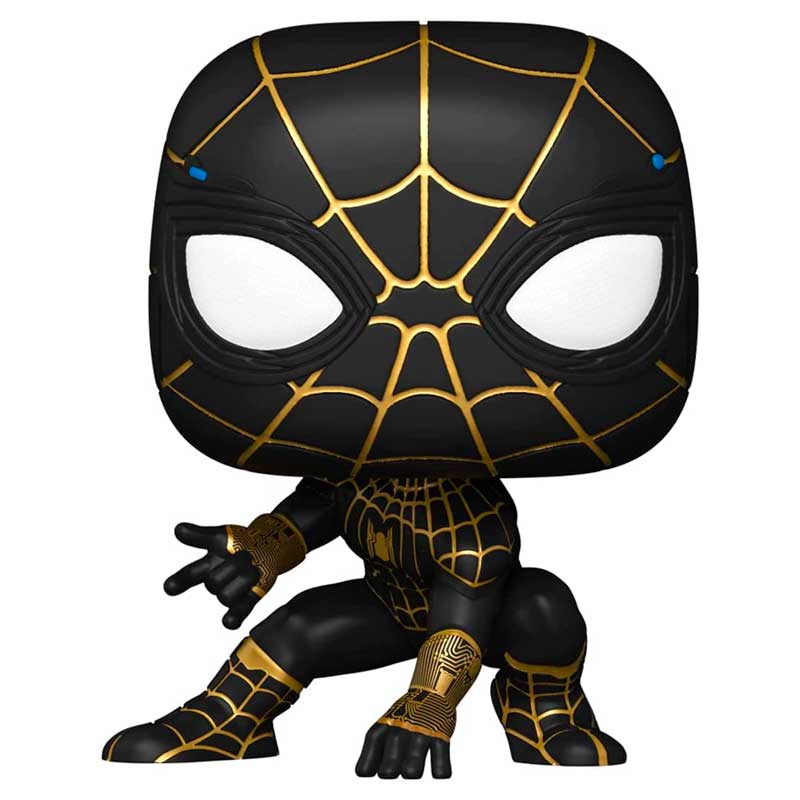 Funko Pop Spider Man Traje Negro Dorado #911 No Way Home Original