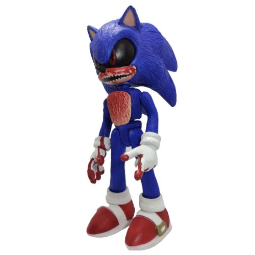 Figura Sonic The Hedgehog Juguete Sonic Exe .exe Articulado Erizo  Creepypasta Colmillos Garras