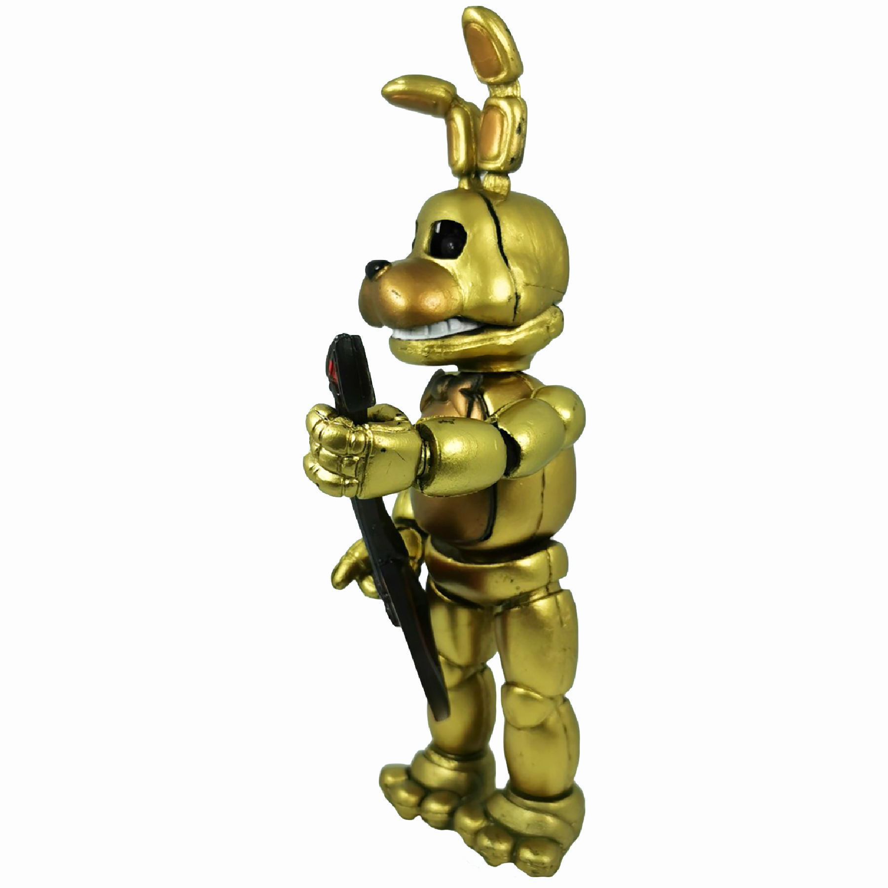 Figura Five Nights At Freddys Juguete Golden Bonnie FNAF Conejo Dorado Spring Bunny Articulado Animatronico
