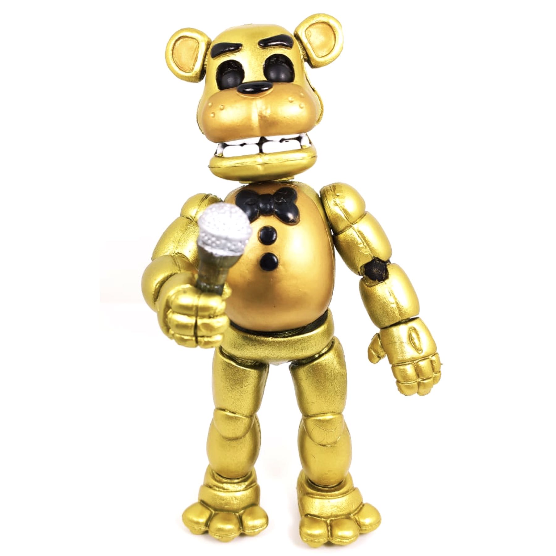 Figura Five Nights At Freddys Juguete Golden Freddy FNAF Oso Dorado Articulado Animatronico