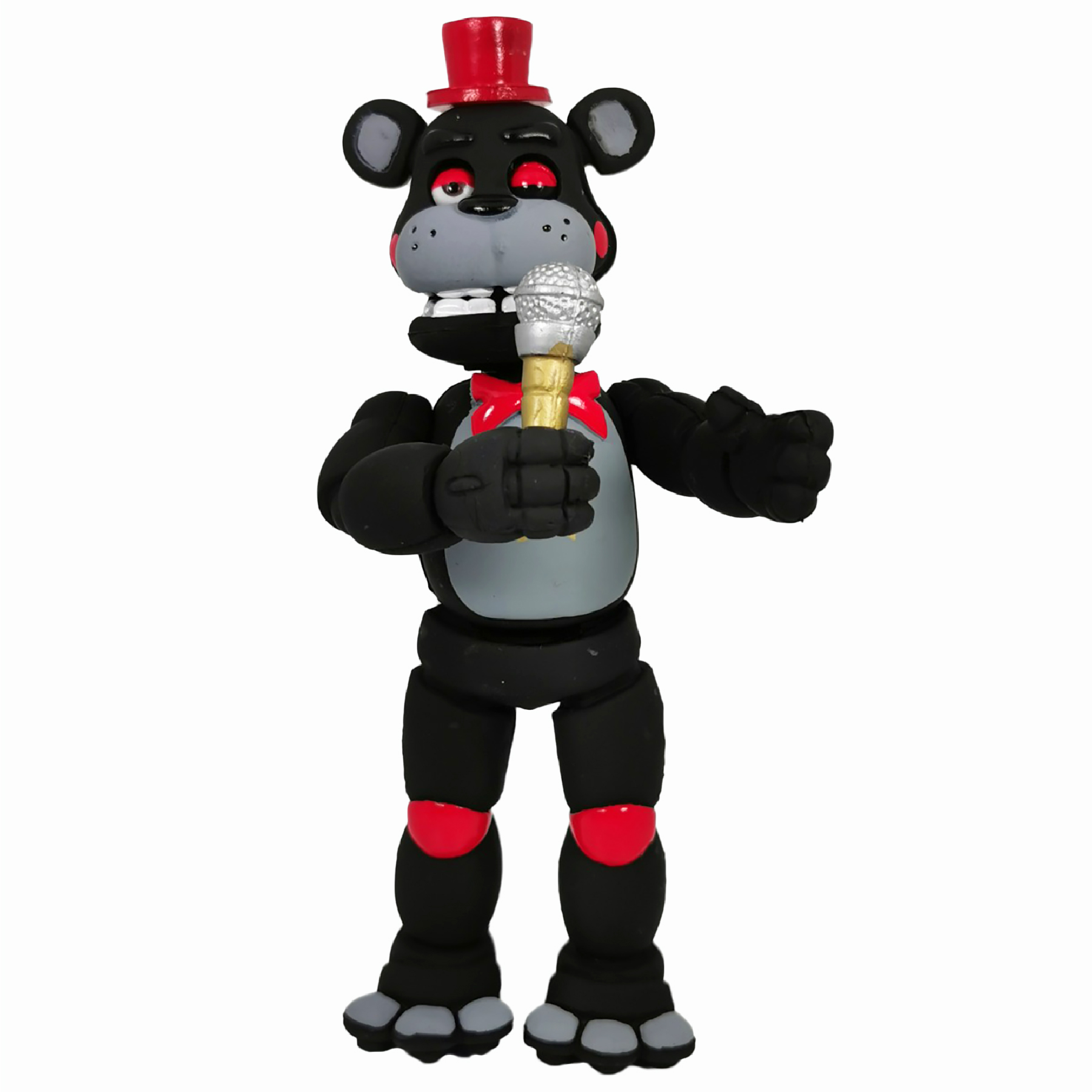 Figura Five Nights At Freddys Juguete Lefty LEFTE FNAF Oso Negro Articulado Animatronico