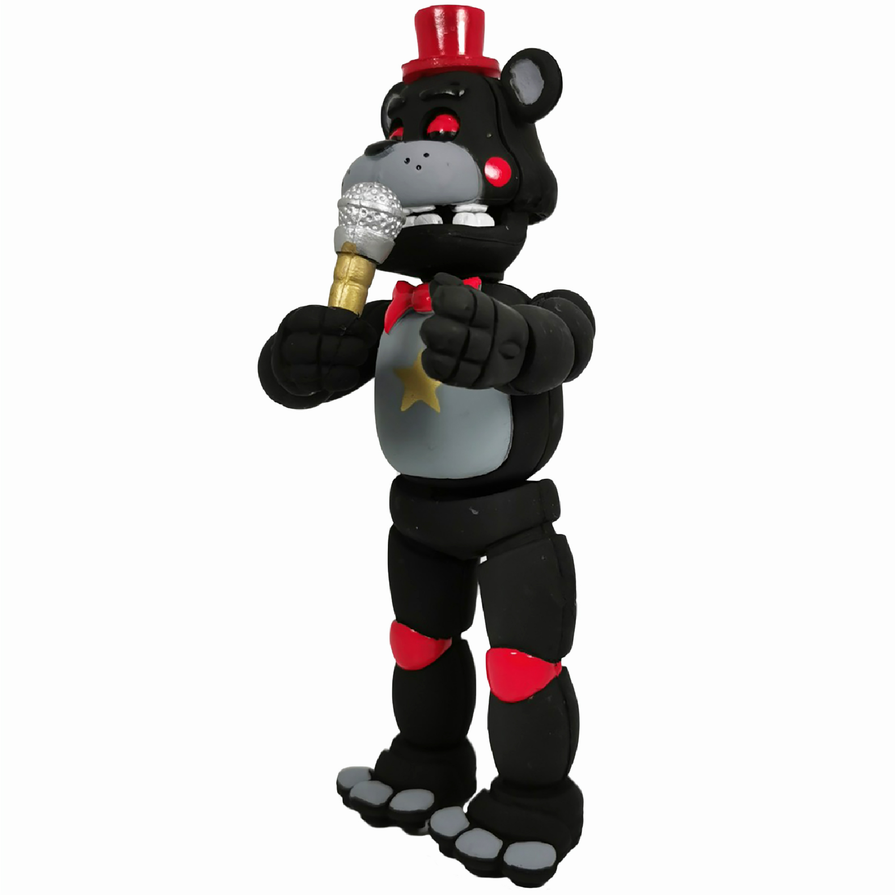 Figura Five Nights At Freddys Juguete Lefty LEFTE FNAF Oso Negro Articulado Animatronico