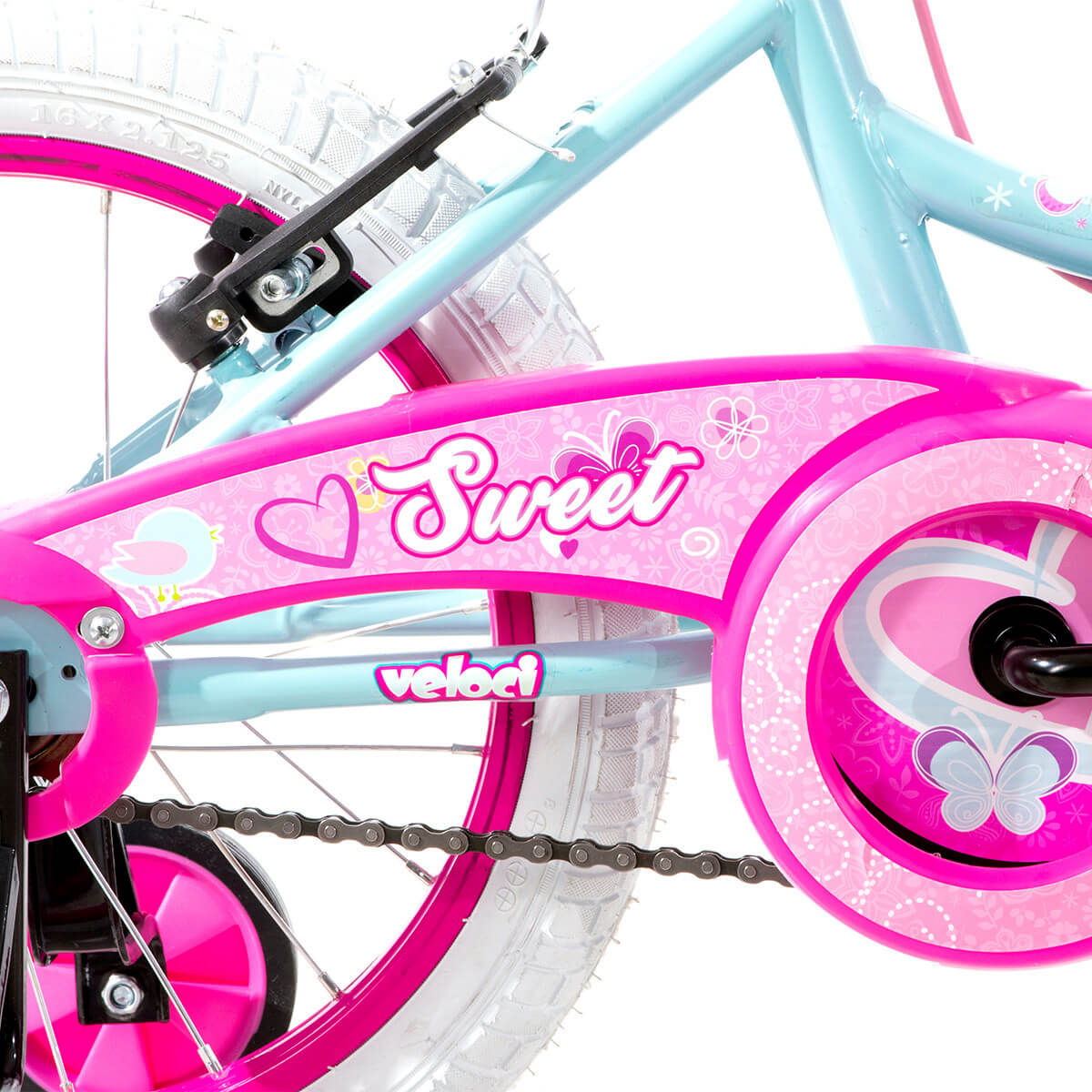 Bicicleta Veloci Amore Mio Rodada 16 Azul Infantil