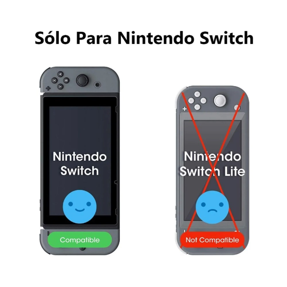 Mica Cristal Templado Para Nintendo Switch Genérica Transparente