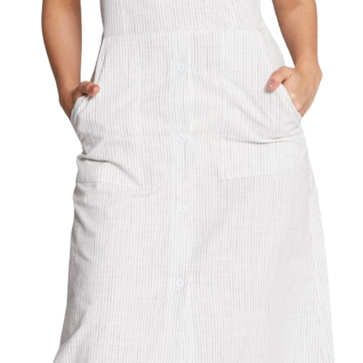 Vestido casual para mujer, liso de cuello cuadrado, color blanco, mod. 832638
