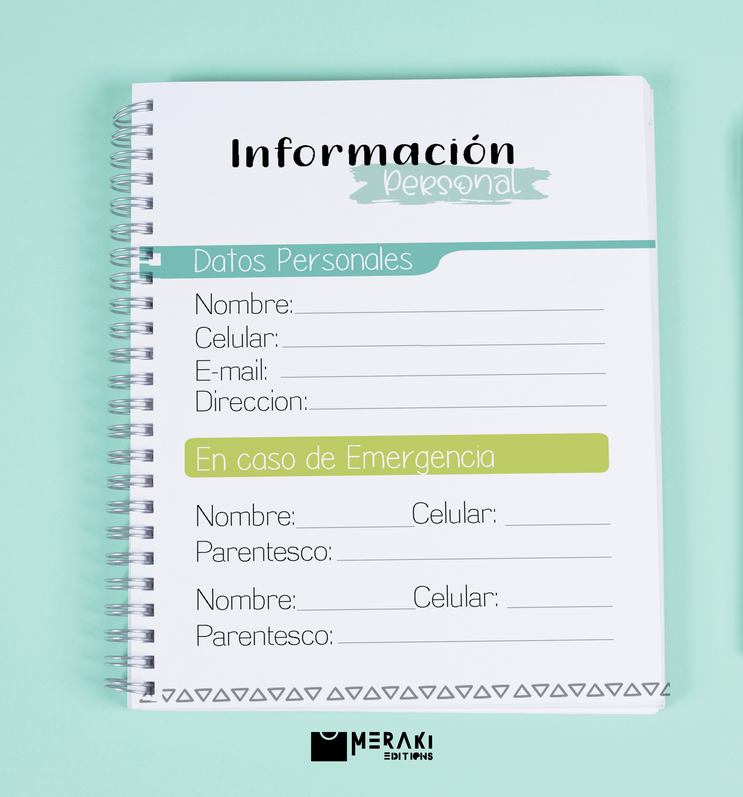 Agenda Organizadora Mod. Organízate