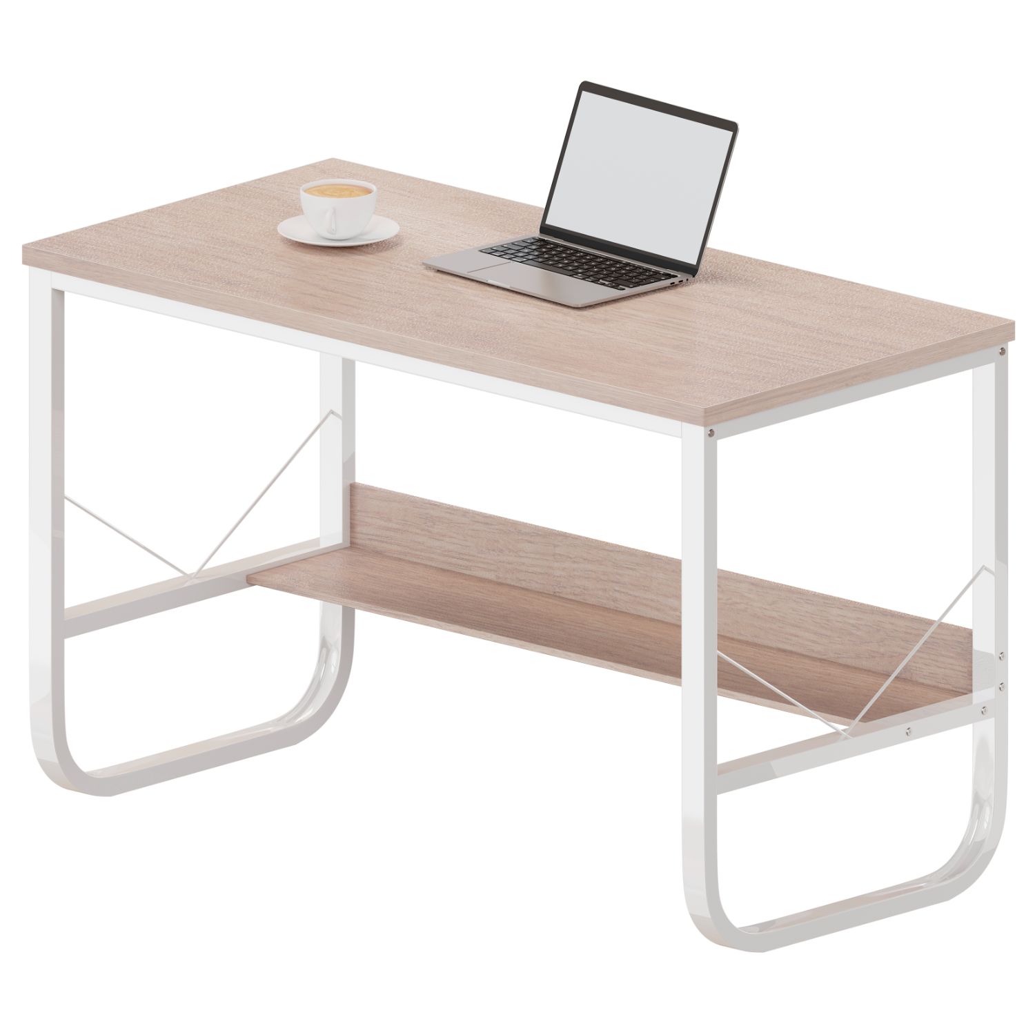 Mubson Escritorio para Trabajo o Estudio con Amplia Superficie de 120x60 de Madera MDF. Mesa para Laptop con Armado Amigable