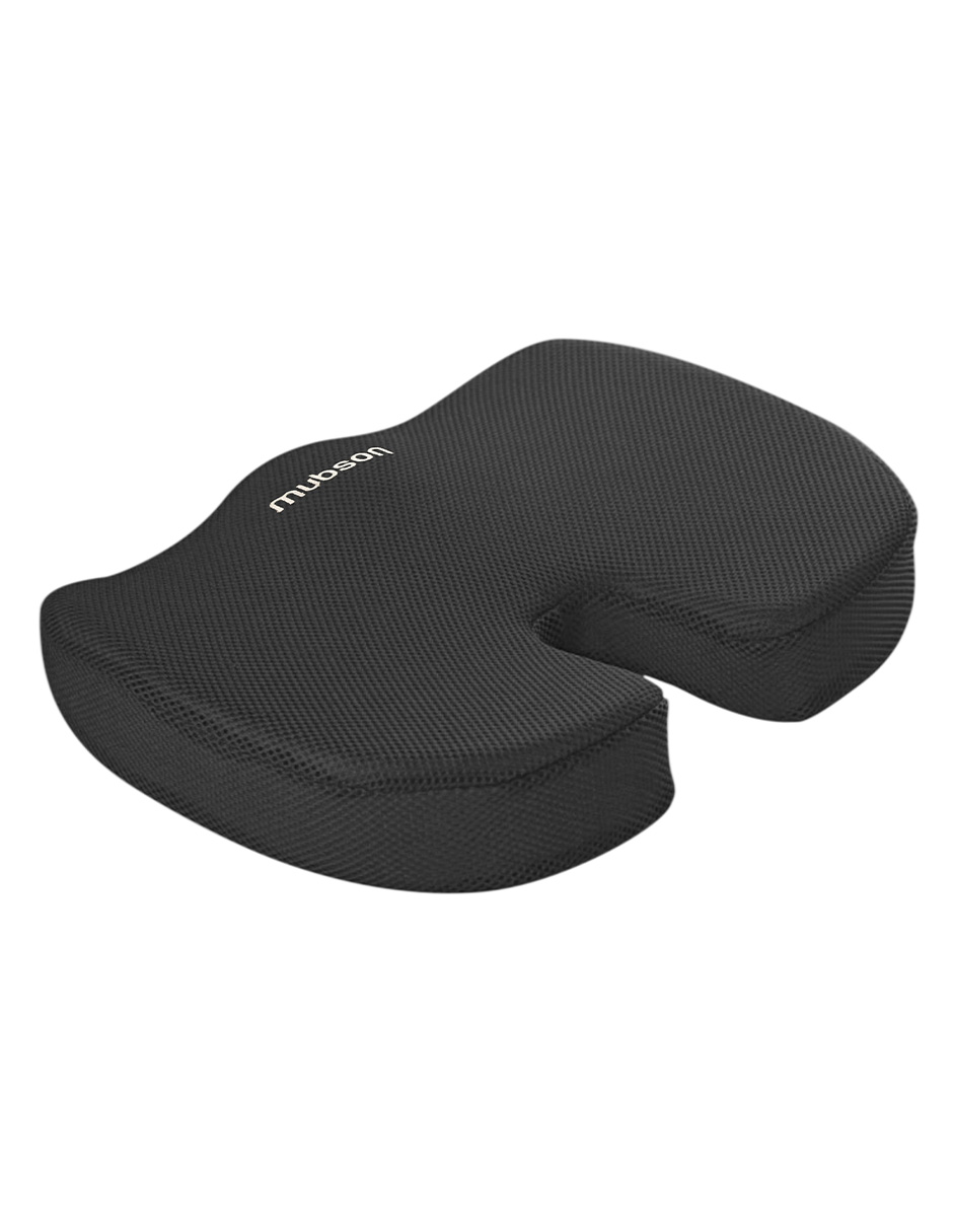 Mubson Cojin para Coxis y Ciatica de Gel para Silla de Oficina o Gamer. Reduce Dolores de Espalda. Cojin Ortopedico