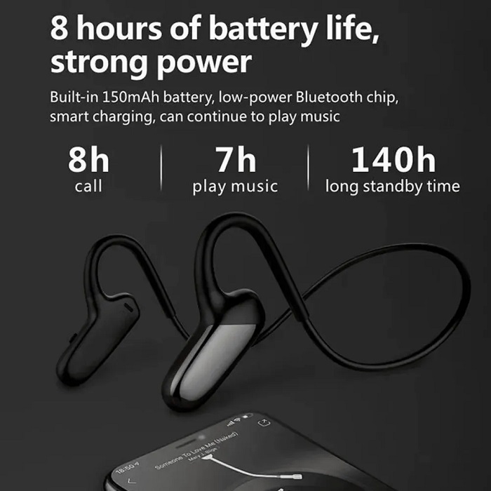 Audífonos Inalámbricos De Conducción Ósea Deportes Bluetooth