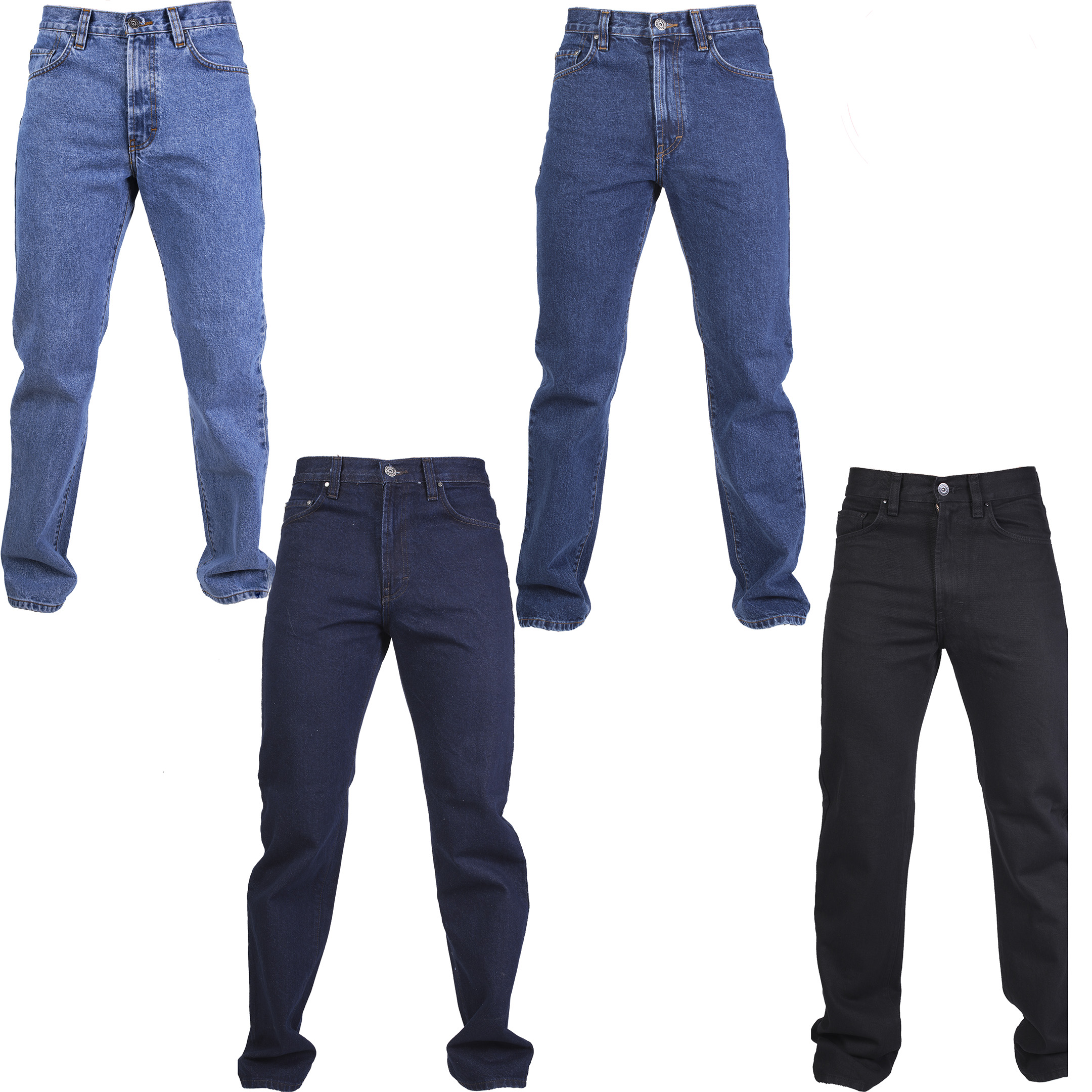 Pantalón Furor Mezclilla Maverick Paquete X4 Pantalones 