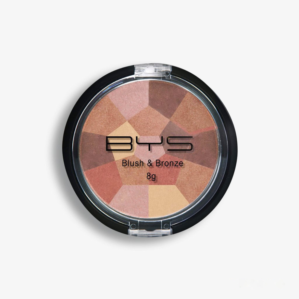 Rubor Bronceador Mosaico Alto Brillo Bronze Bys Cosmetics