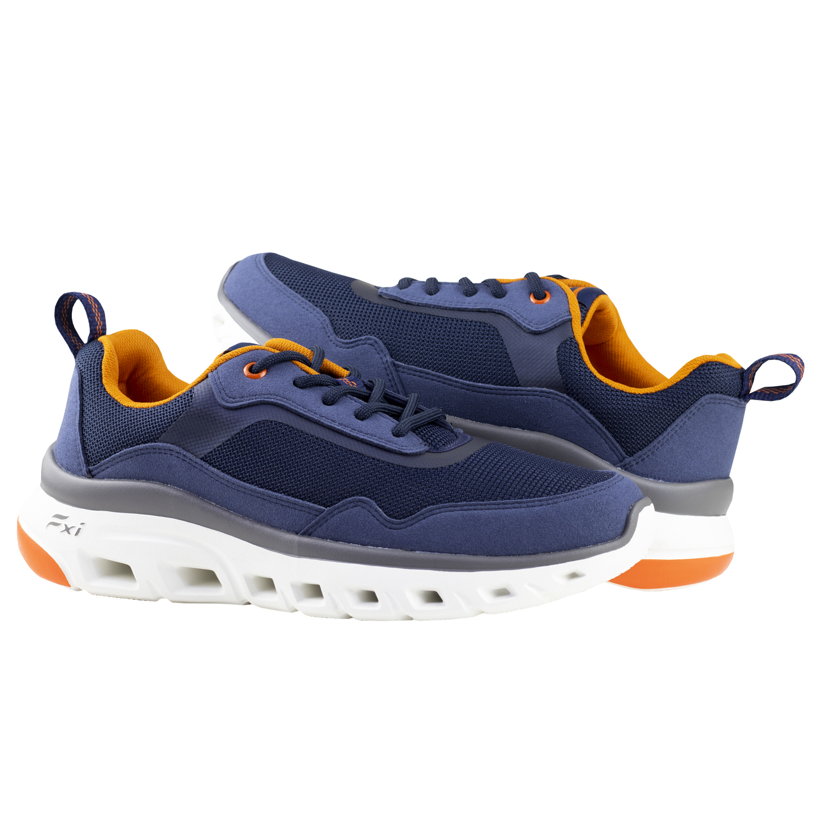 TENIS URBANO MODA PARA HOMBRE FLEXI 409802 AZUL TEXTIL SPORT