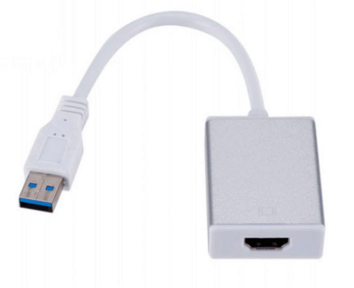 CABLE ADAPTADOR  USB 3,0 a HDMI,  Compatible con USB a HD