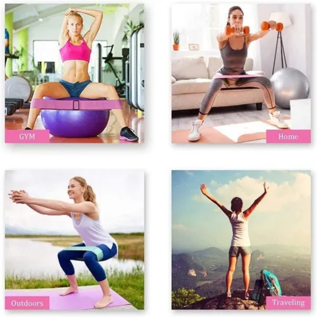 Bandas De Ejercicio Teker Ligas De Resistencia Yoga 3pcs.