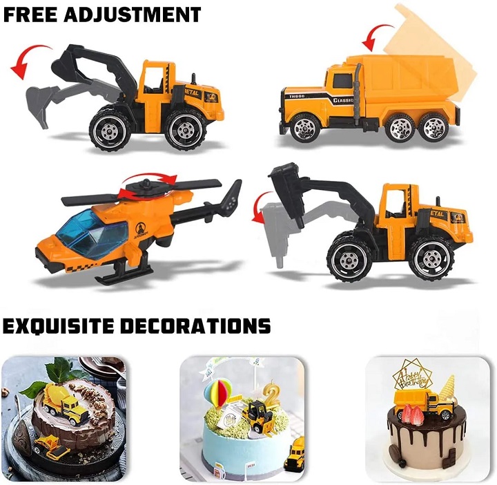 Juguetes De Camión De Bomberos 10 En 1 Amarillo