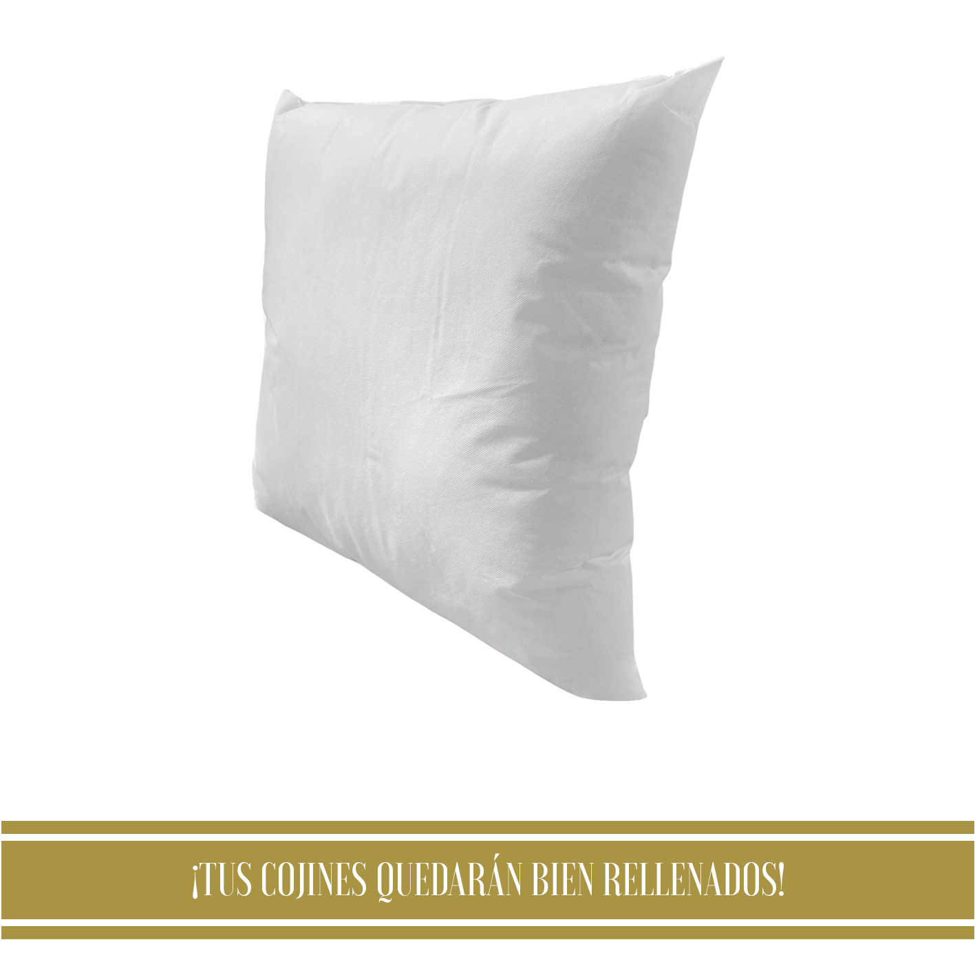 Relleno Premium Para Cojín Decorativo 45x45 Cm Marca Goût
