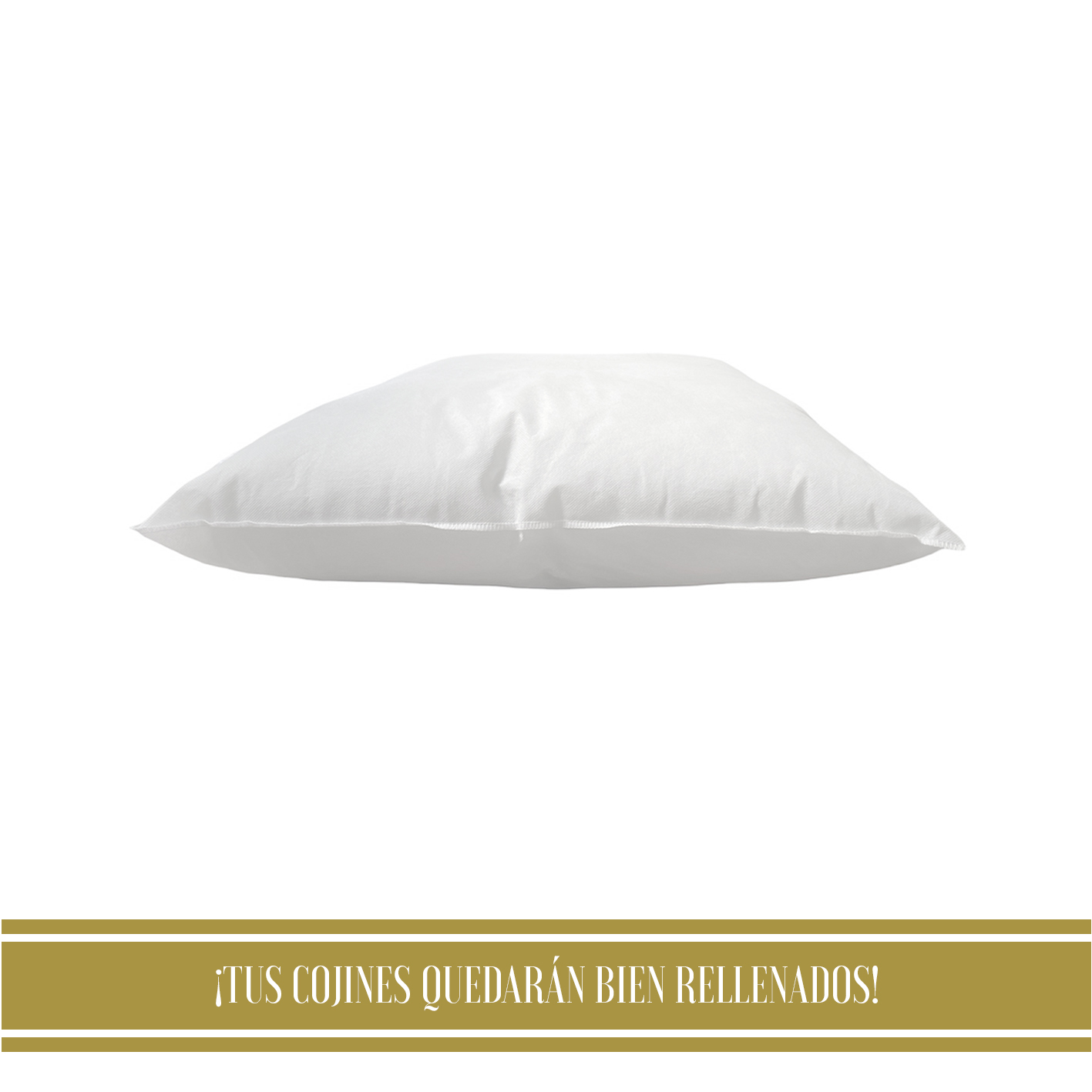 Relleno Premium Para Cojín Decorativo 45x45 Cm Marca Goût