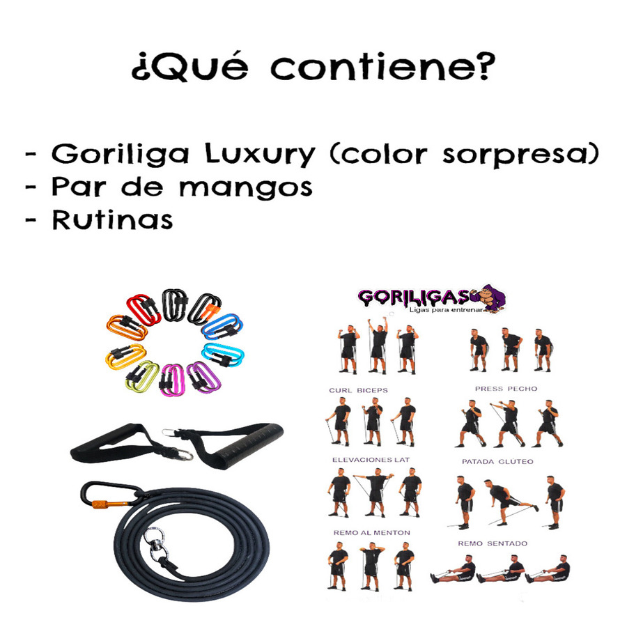 Liga de resistencia KIT ESENCIAL Color metálico sorpresa