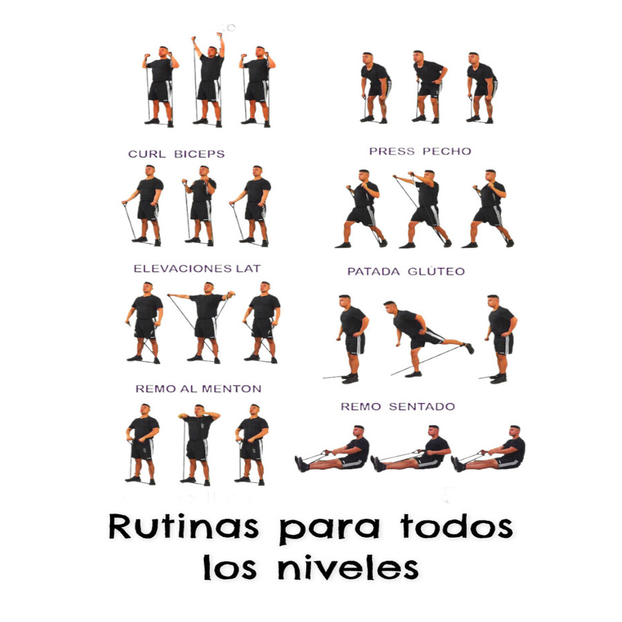 Liga de resistencia KIT ESENCIAL Color metálico sorpresa