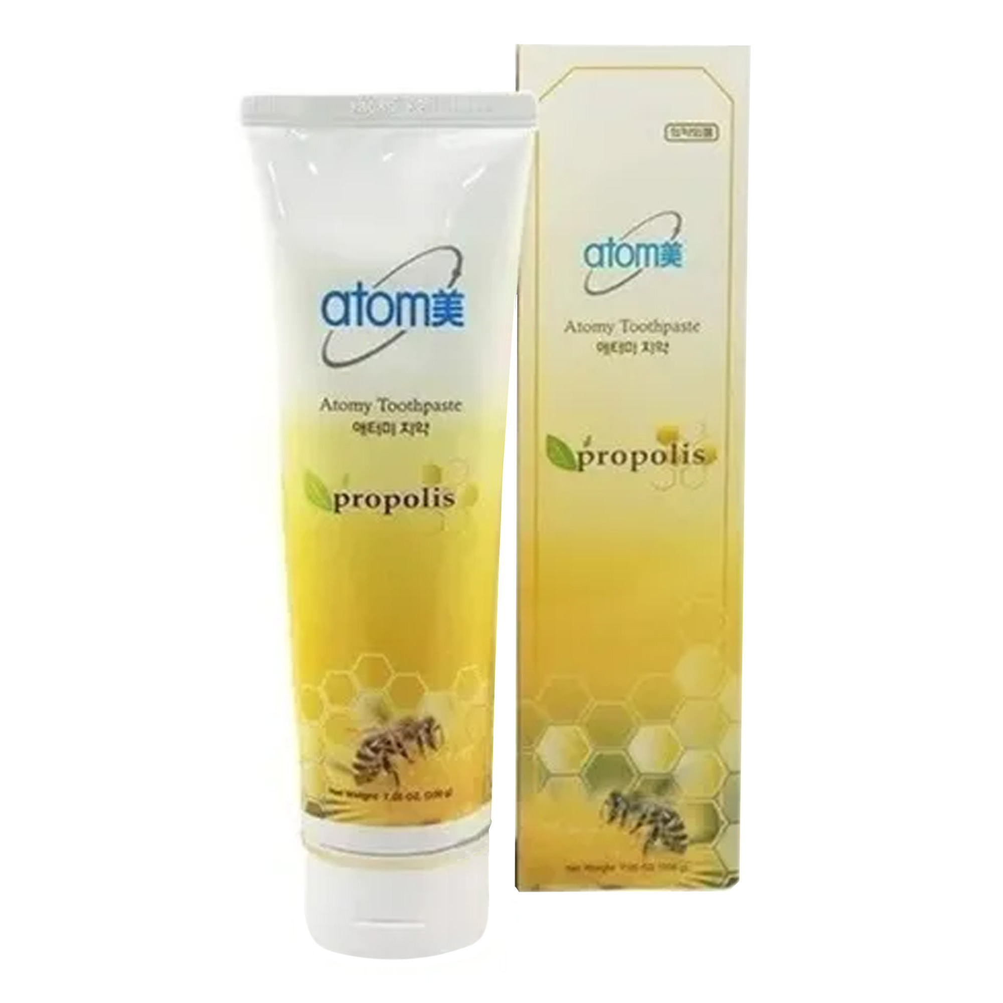 Atomy Pasta de Dientes Coreana Con Miel y Te Verde Para todo tu Familia 5pzs