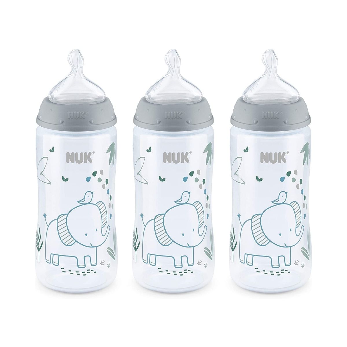 Biberones Nuk Smooth Flow 10oz 3pz Elefante