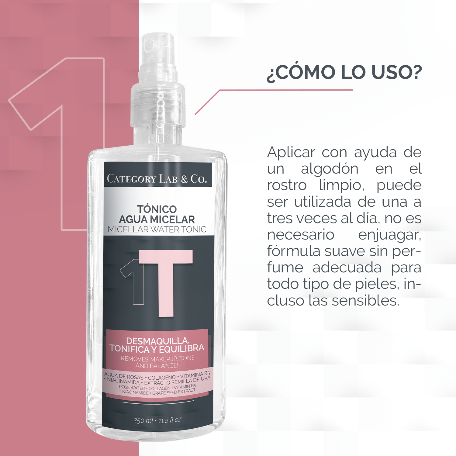 TONICO AGUA MICELAR BY CATEGORY LAB & CO