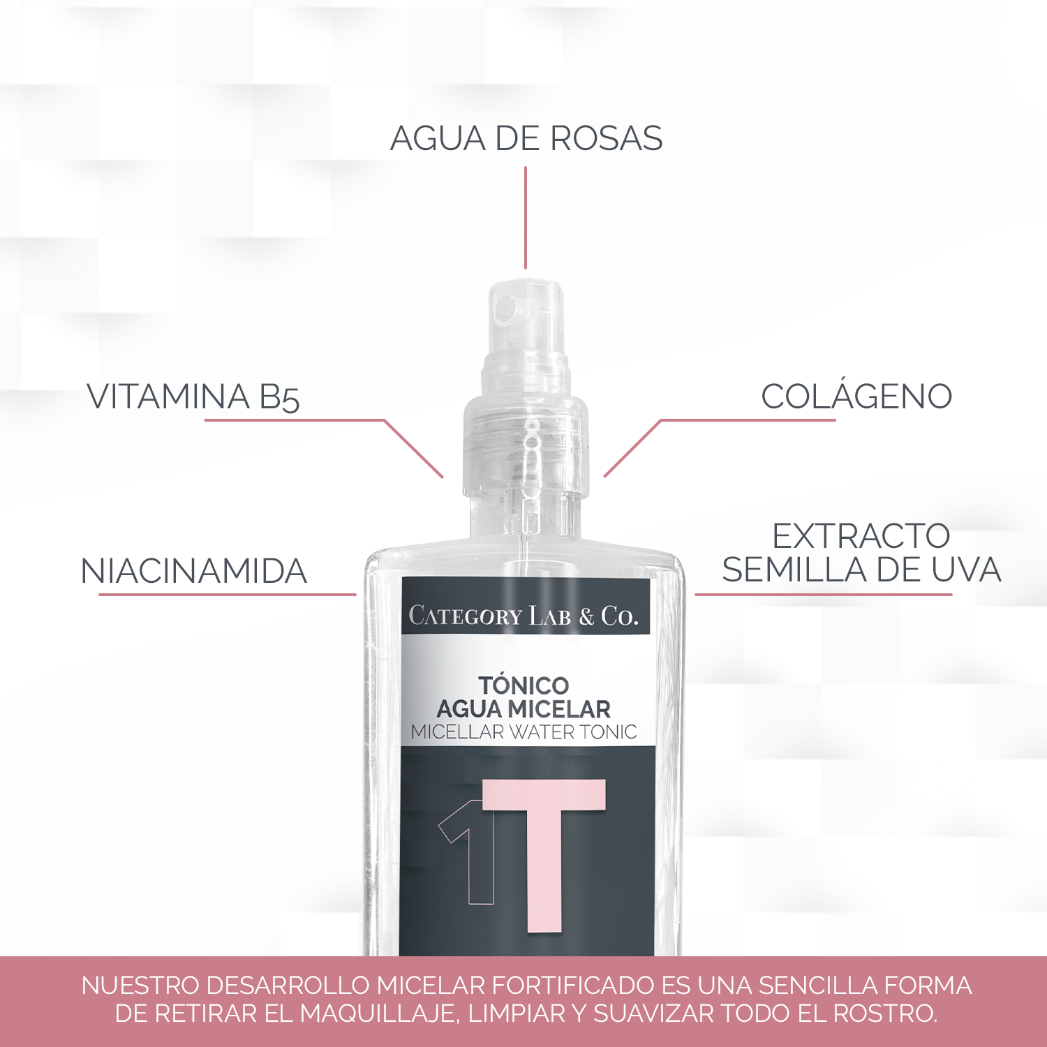 TONICO AGUA MICELAR BY CATEGORY LAB & CO